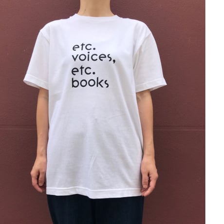 etc.voices, etc.books　Tシャツ