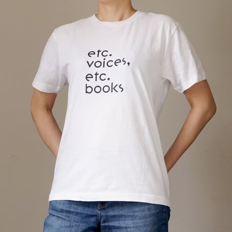 etc.voices, etc.books　Tシャツ