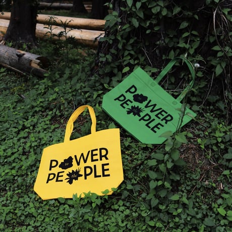 tote bag / green