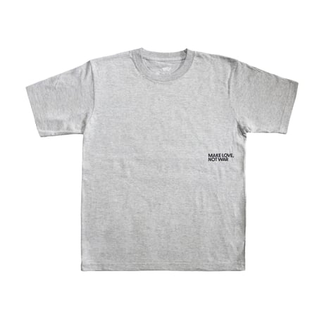 愛と平和 Tee / Gray