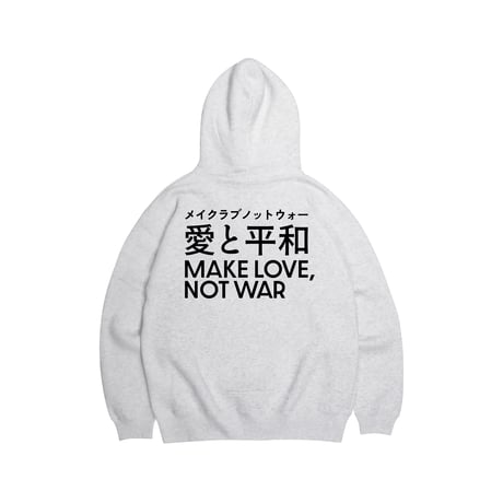 愛と平和 Hoodie / Ash