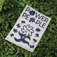 silkscreen poster / black