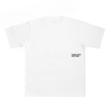 愛と平和 Tee / White