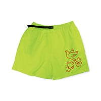 WALK Active Shorts / Safety Green