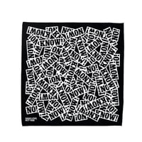 NO!NOW!KNOW! Bandana / Black