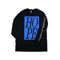 HOPE Long Sleeve Tee / Black