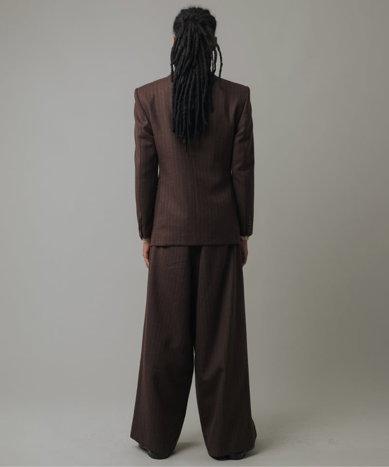 DOUBLE-BREASTED STRIPED JACKET 