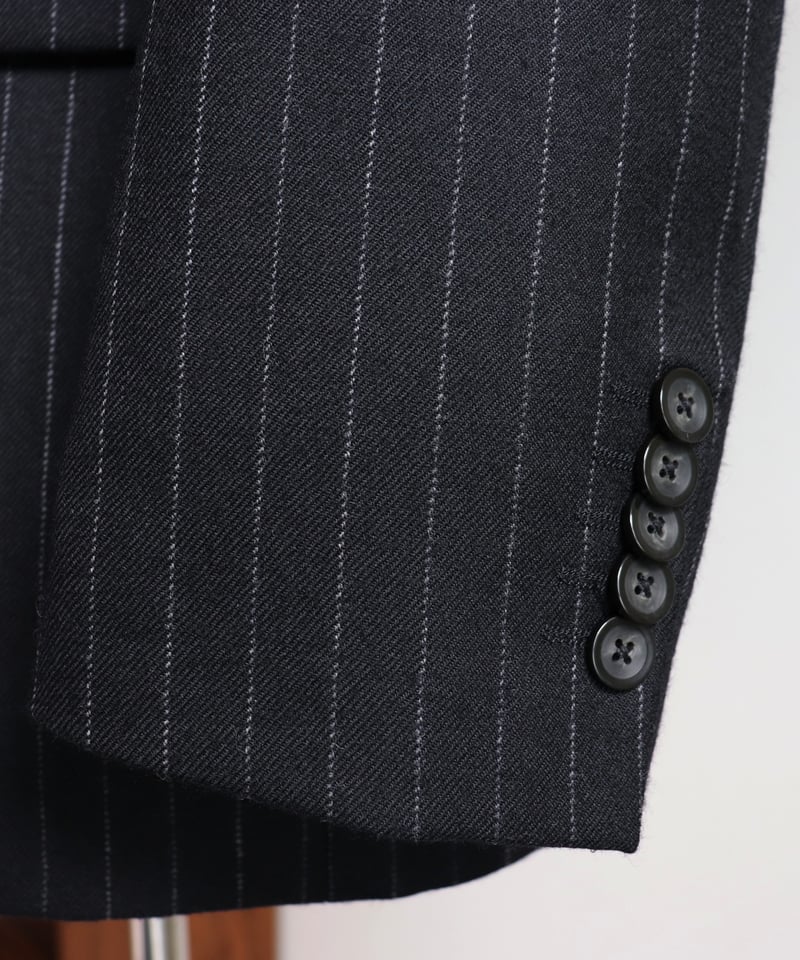 CONCAVE】DOUBLE-BREASTED STRIPED JACKET 