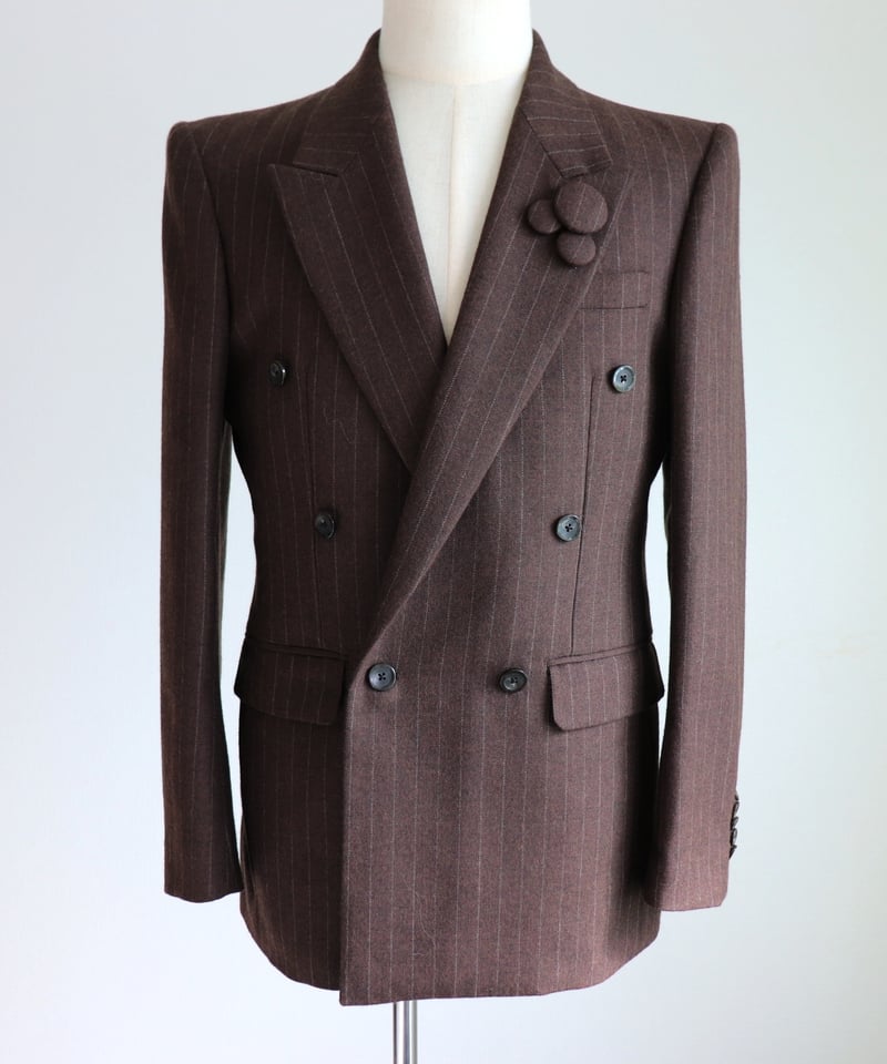 DOUBLE-BREASTED STRIPED JACKET 