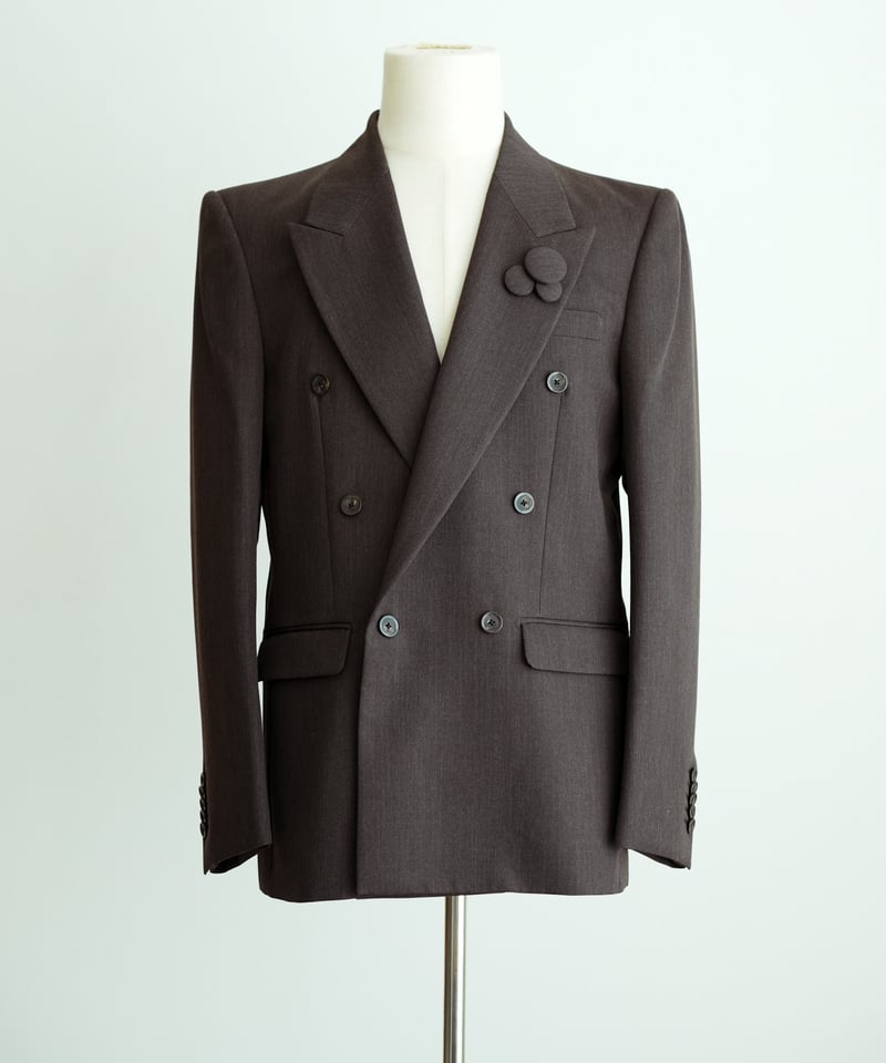 CONCAVE】WOOL DOUBLE-BREASTED JACKET 