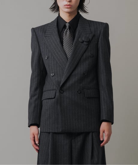 GROSGRAIN ストライプ ダブルブレストスーツセット 【公式通販】