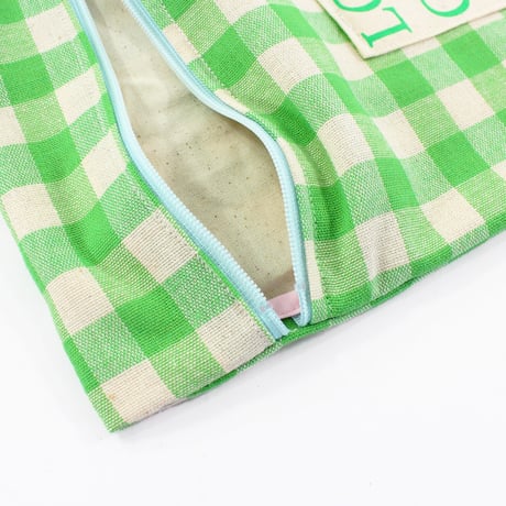 Nine Stories BOOK POUCH GINGHAM CHECK