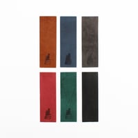 しおり　COW LEATHER BOOKMARK WAXED