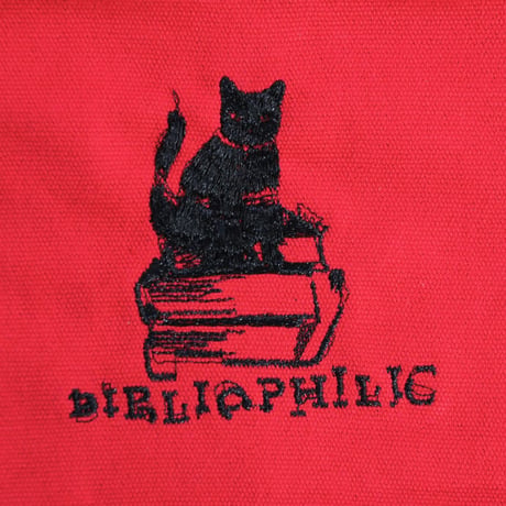 数量限定　Nukeme  ×  BIBLIOPHILIC  グリッチ刺繍キャンバストートバッグ Sサイズ