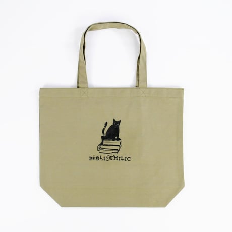 数量限定　Nukeme  ×  BIBLIOPHILIC  グリッチ刺繍キャンバストートバッグ Lサイズ
