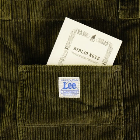 LEE BOOK TOTE CORDUROY