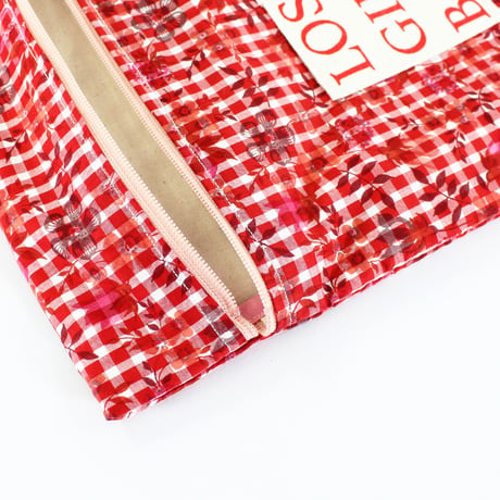 ブックポーチ / Nine Stories BOOK POUCH LIBERTY PRINT CHECK