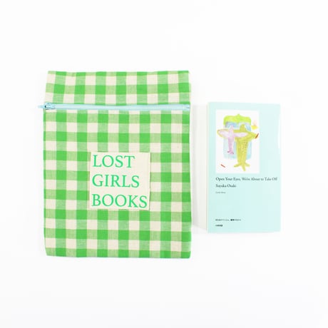 Nine Stories BOOK POUCH GINGHAM CHECK