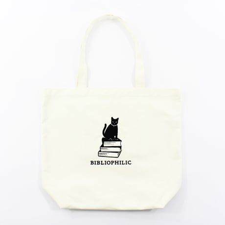 BIBLIOPHILIC CANVAS TOTE BAG L size