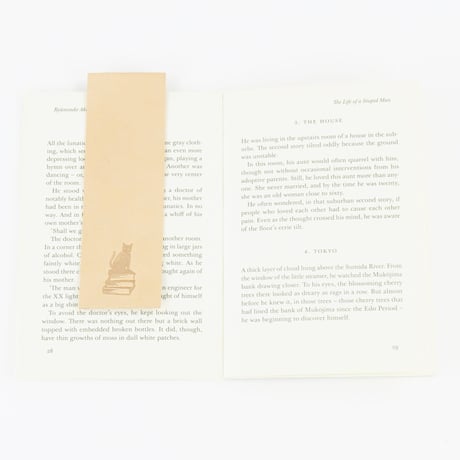 COW LEATHER BOOKMARK 栃木レザー