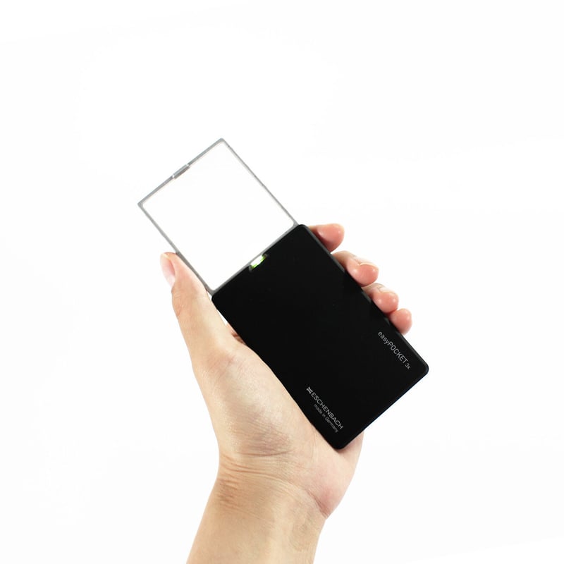 easy POCKET LEDライト付きカード型ルーペ | BIBLIOPHILIC
