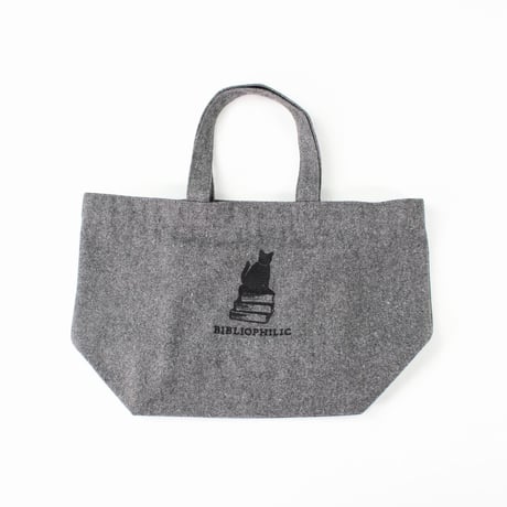 トートバッグ / BIBLIOPHILIC WOOL MELTON TOTE BAG  S size