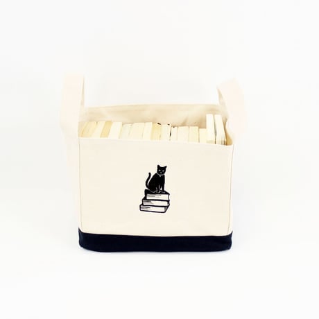 BOOK TOTE BAG WAXED HALF