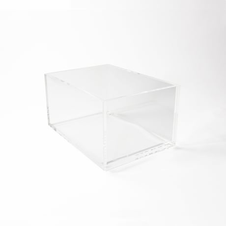 BOOK CONTAINER HALF ACRYLIC/ ACRYLIC GLASS COLOR　展示品