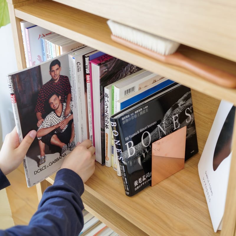 ブックシェルフ 黒猫の本棚 STACKING SHELF 2段 REGULAR×FACE |
