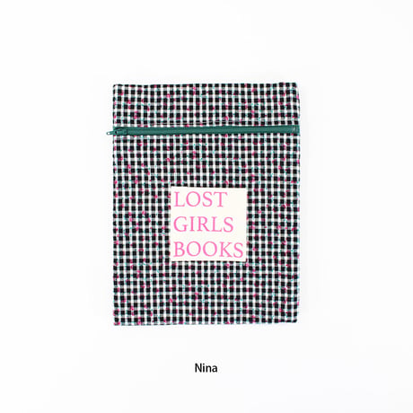 ブックポーチ / Nine Stories BOOK POUCH LIBERTY PRINT CHECK