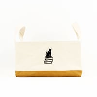 BOOK TOTE BAG WAXED