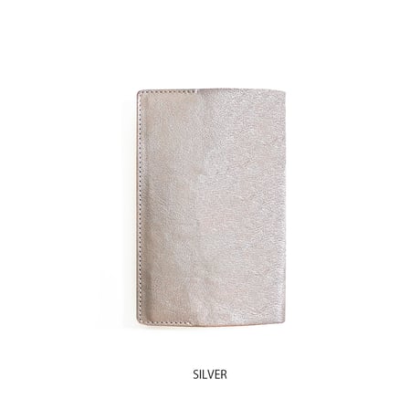 ブックカバー / COW LEATHER BOOK COVER 新書 SILVER/GOLD