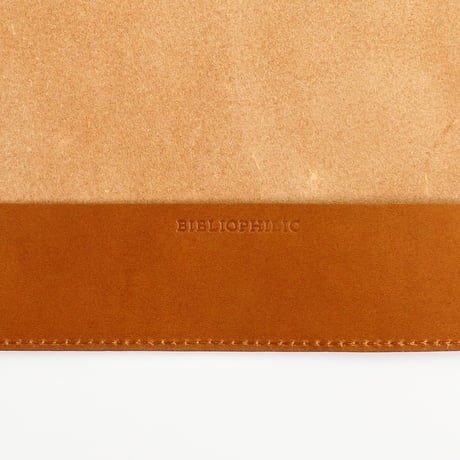 ブックカバー / COW LEATHER BOOK COVER 文庫 SILVER/GOLD