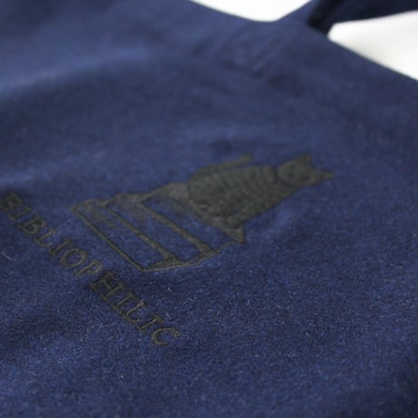 トートバッグ / BIBLIOPHILIC WOOL MELTON TOTE BAG  L size