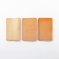 COW LEATHER BOOKCOVER 新書 栃木レザー　※日焼けあり※