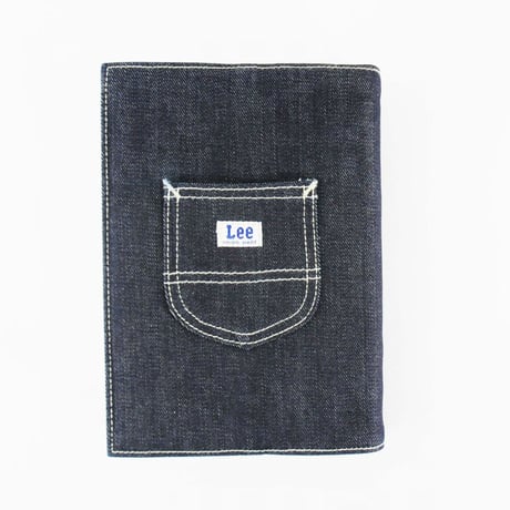 LEE BOOK COVER  A5  DENIM BLUE