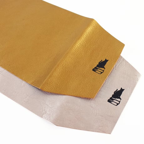 ブックカバー / COW LEATHER BOOK COVER 文庫 SILVER/GOLD