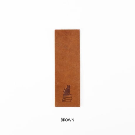 しおり　COW LEATHER BOOKMARK WAXED