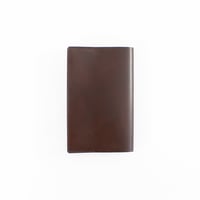 COW LEATHER BOOK COVER 新書 DARKBROWN