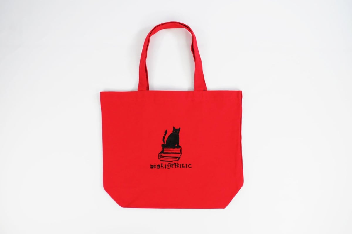 数量限定 Nukeme × BIBLIOPHILIC グリッチ刺繍キャンバストートバッグ
