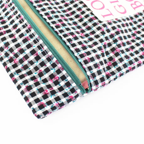 ブックポーチ / Nine Stories BOOK POUCH LIBERTY PRINT CHECK