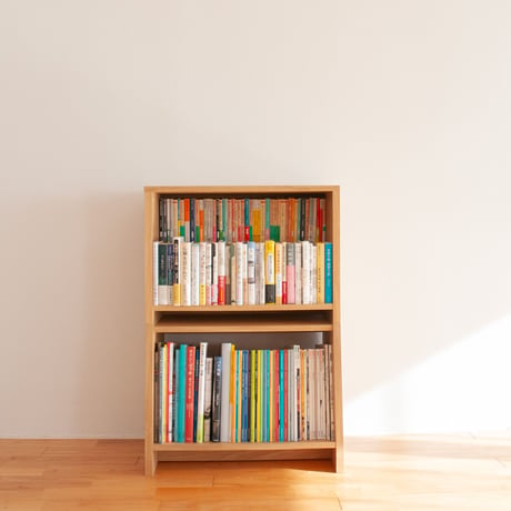 ブックシェルフ　黒猫の本棚 STACKING SHELF 2段　ANGLE×REGULAR FLAT TOP