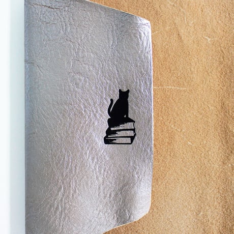 ブックカバー / COW LEATHER BOOK COVER 文庫 SILVER/GOLD