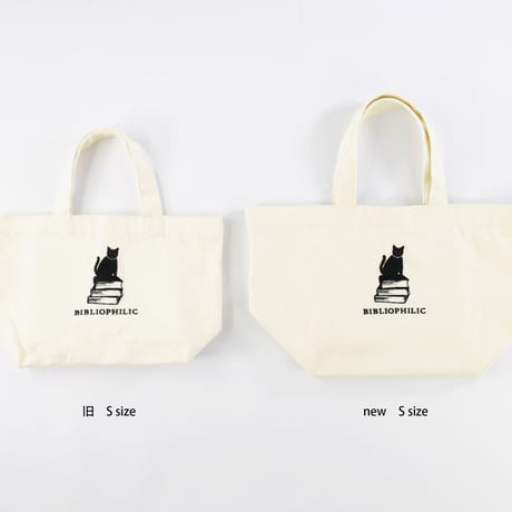 BIBLIOPHILIC CANVAS TOTE BAG  S size