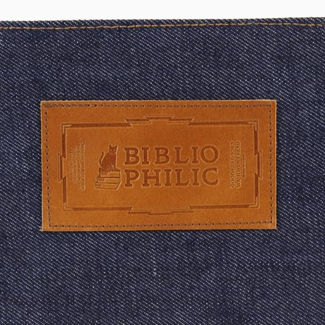 BOOK TOTE BAG DENIM HALF