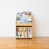 ブックシェルフ　黒猫の本棚 STACKING SHELF 2段　REGULAR×FACE