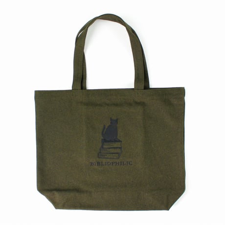 トートバッグ / BIBLIOPHILIC WOOL MELTON TOTE BAG  L size