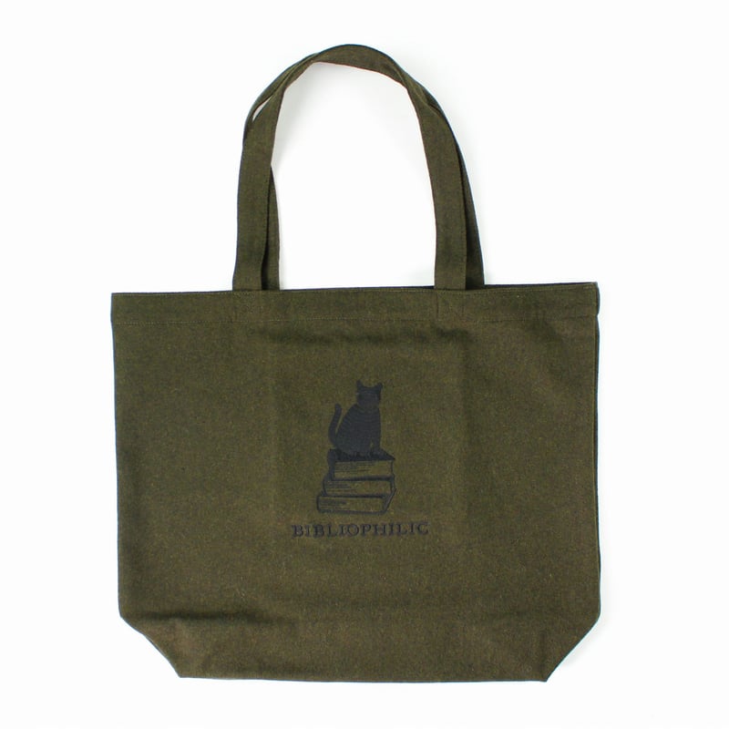 トートバッグ / BIBLIOPHILIC WOOL MELTON TOTE BAG L s
