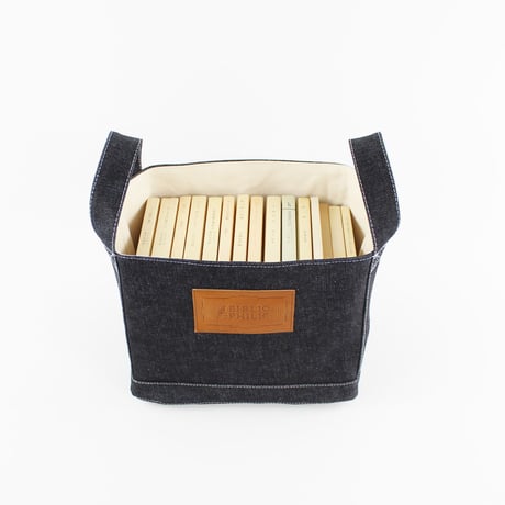 BOOK TOTE BAG DENIM HALF