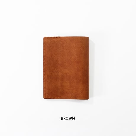 ブックカバー / COW LEATHER BOOK COVER WAXED 文庫